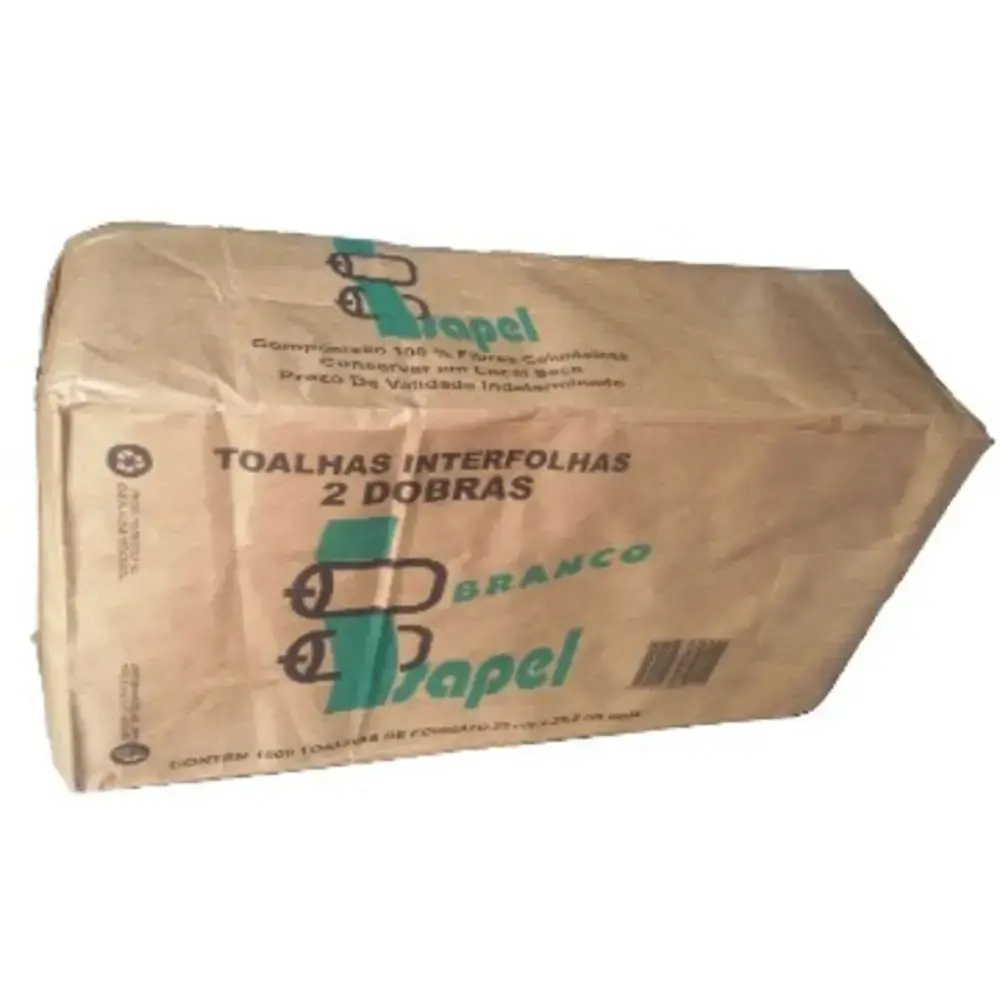 Papel Toalha Interf Branco Pct C/ 1.000 Un
