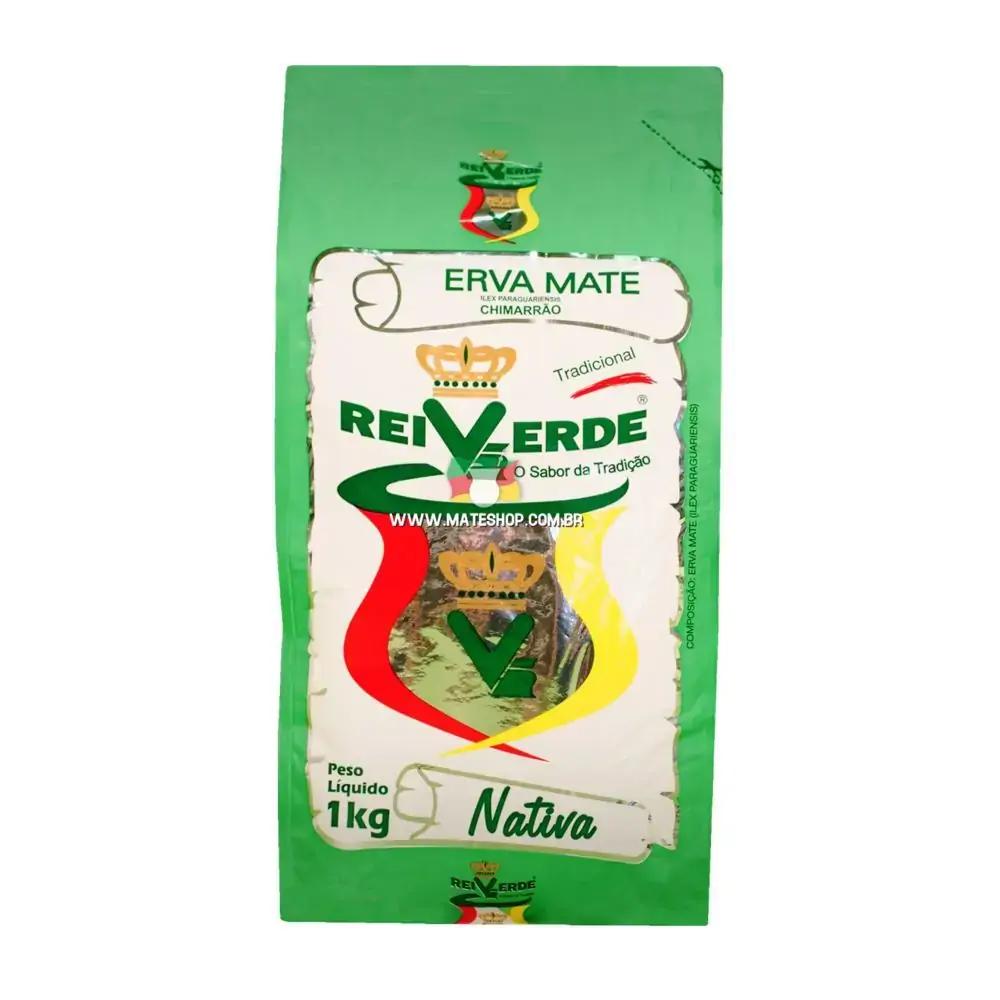 Erva Mate Rei Verde Nativa 1kg S/acucar