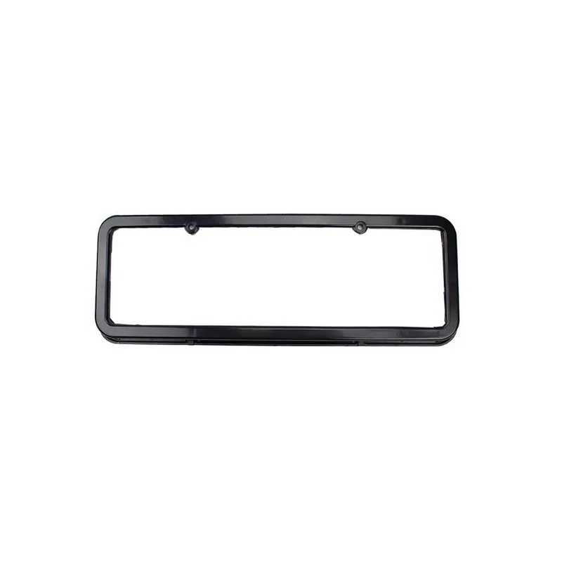 Moldura de Placa Liso Especial Preta - SHEK PARTS 02003