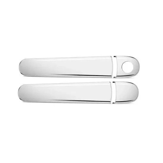 Aplique de Maçaneta Externo 2 Portas Cromado - SHEK PARTS 08007