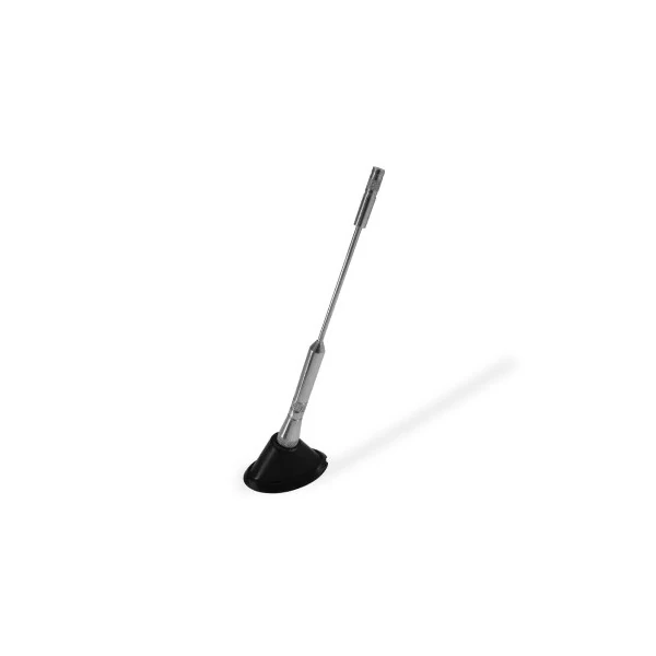 Antena Decorativa Tuning Prata 17,8cm - SHEK PARTS 01039