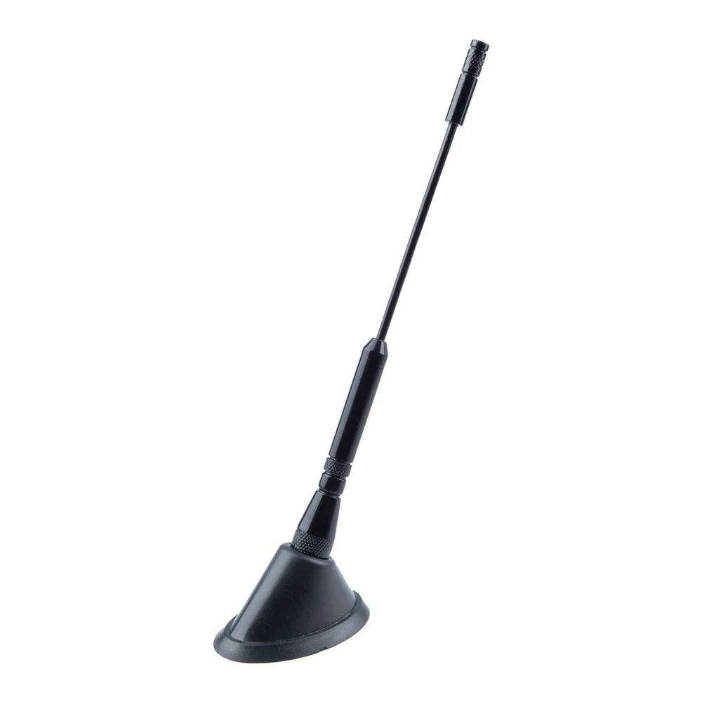 Antena Decorativa Universal Tunning em Alumínio Preto - SHEK PARTS 01040