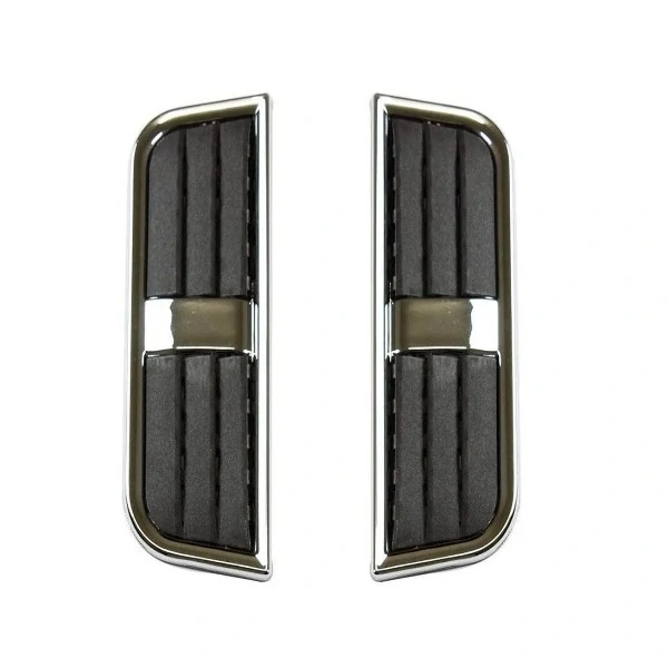 Moldura da Entrada de Ar Decorativa (Par) Cromada - SHEK PARTS 016002