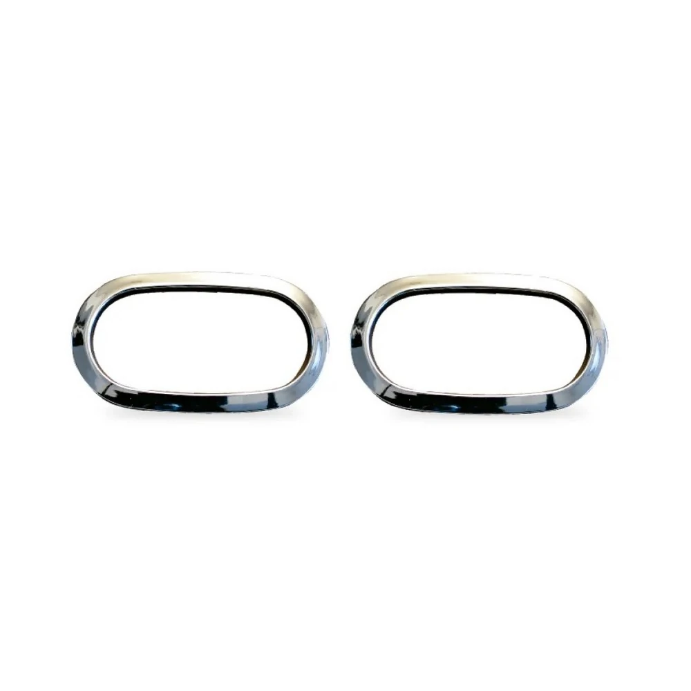 Jogo de Molduras da Lanterna de Seta do Para-lama MITSUBISHI L200/PAJERO Cromada - SHEK PARTS 019007