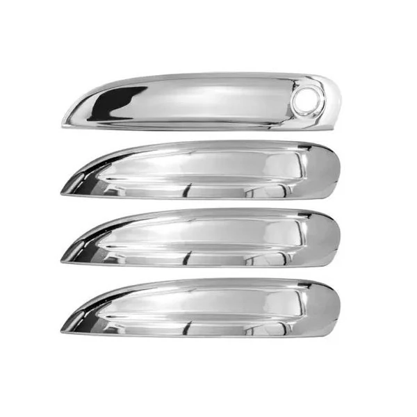 Aplique de Maçaneta Externo 4 Portas Cromado - SHEK PARTS 08059