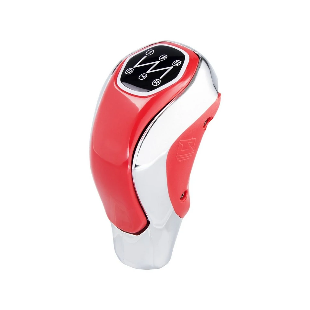 Bola de Câmbio Sport Modelo Kadman Vermelho Cromada - SHEK PARTS 20103