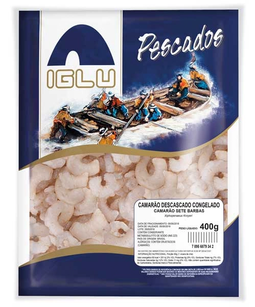 Camarao 7 Barbas Descascado Cong