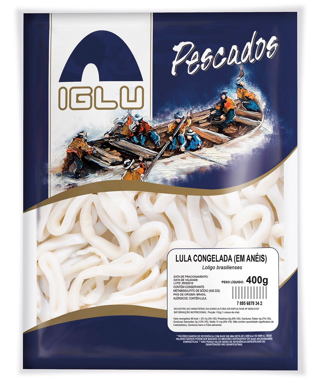 Lula Em Aneis Iglu 400gr