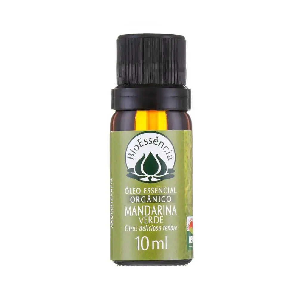 Oleo Essencial Organico Mandarina Verde 10ml Bio Essencia Bio Essencia