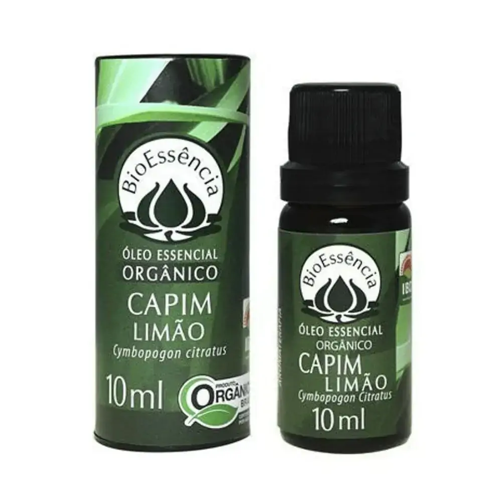 Bioessência Óleo Essencial de Capim Limão Orgânico 10ml