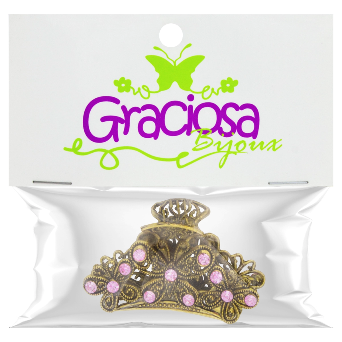 Piranha Dourada Graciosa Bijoux Branco
