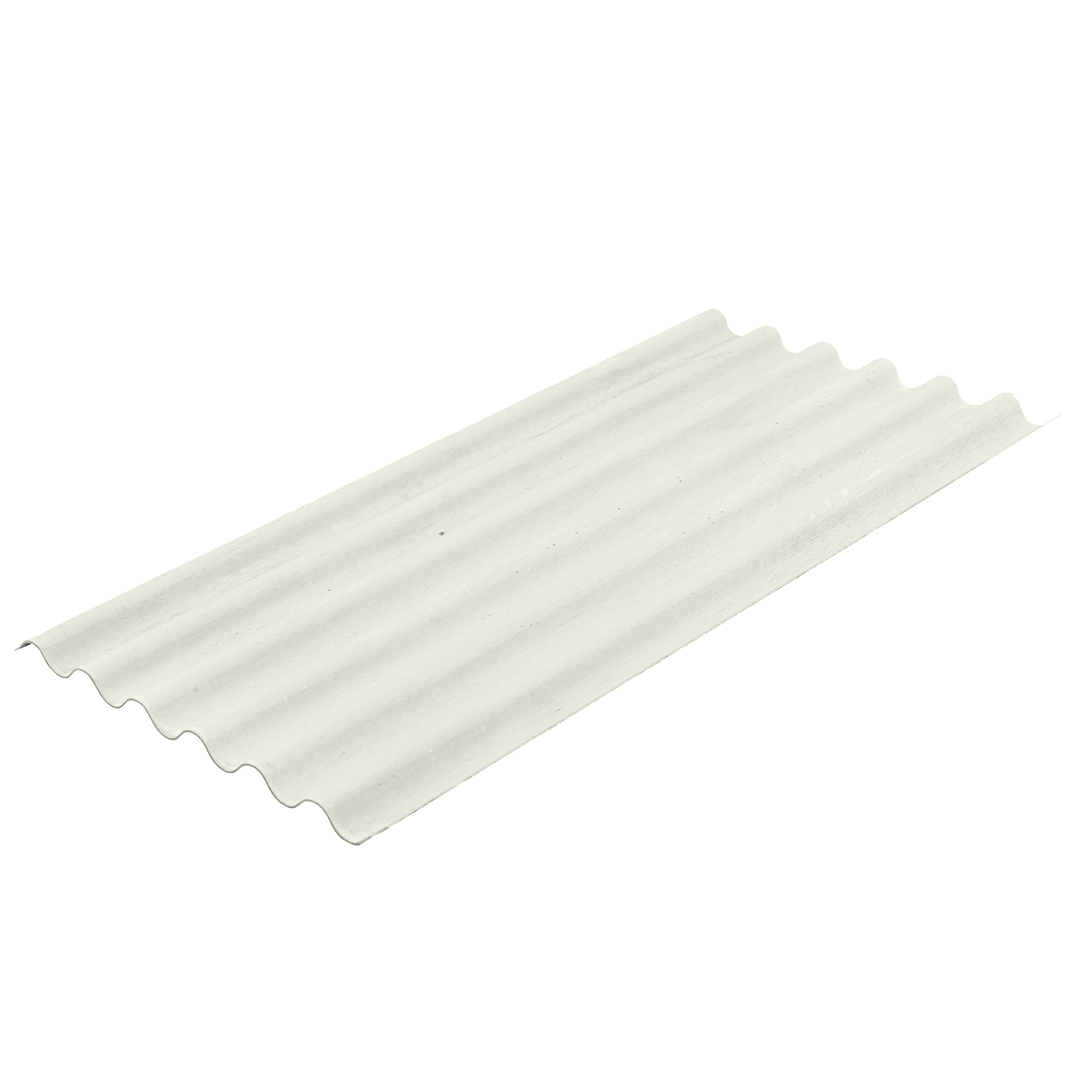 Telha de Fibrocimento TopComfort Ondulada 110x153cm 6mm Branco Brasilit