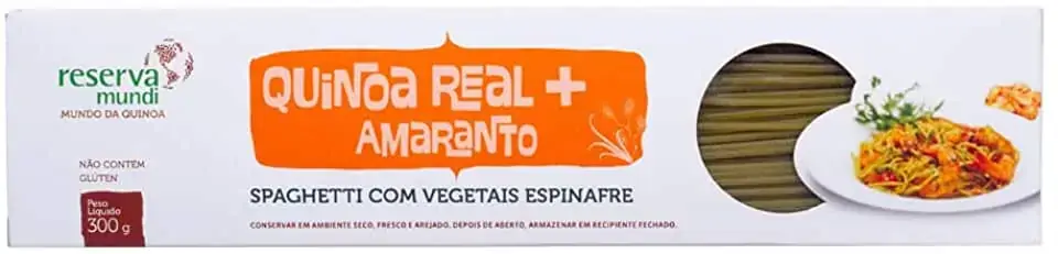 Spaghetti Quinoa Amaranto 300g Mundo Da Quinoa