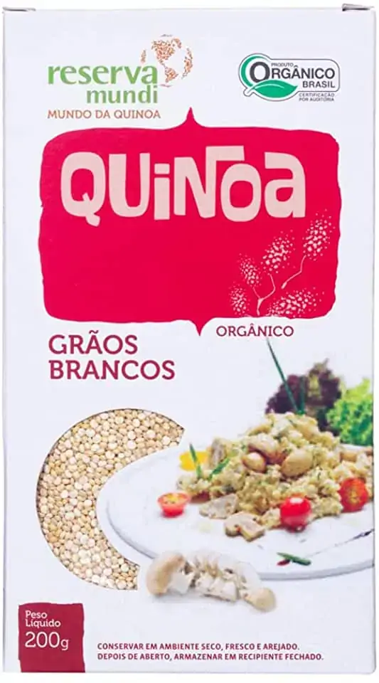 Quinoa Grao Branco Org 200g Mundo Da Quinua