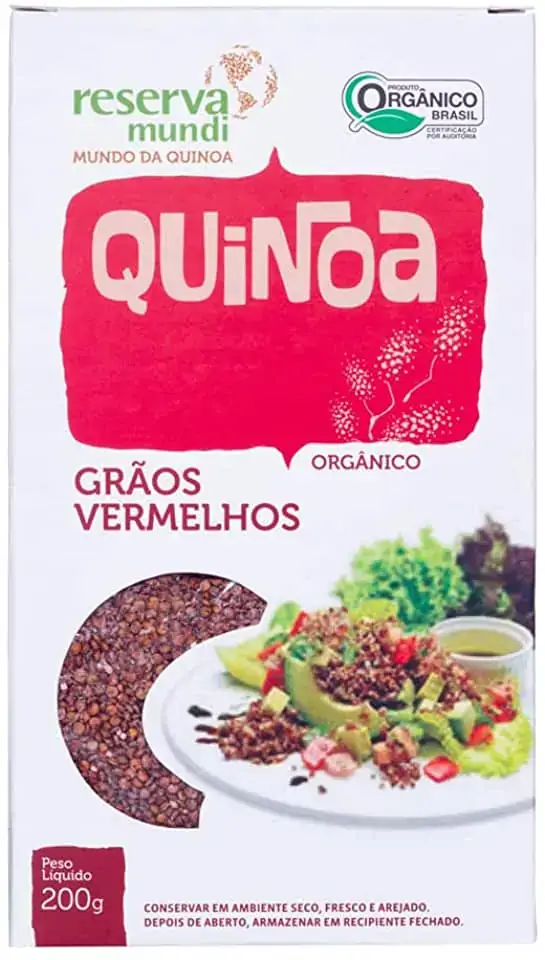 Quinoa Grao Vermelho Org 200g Mundo Da Quinua