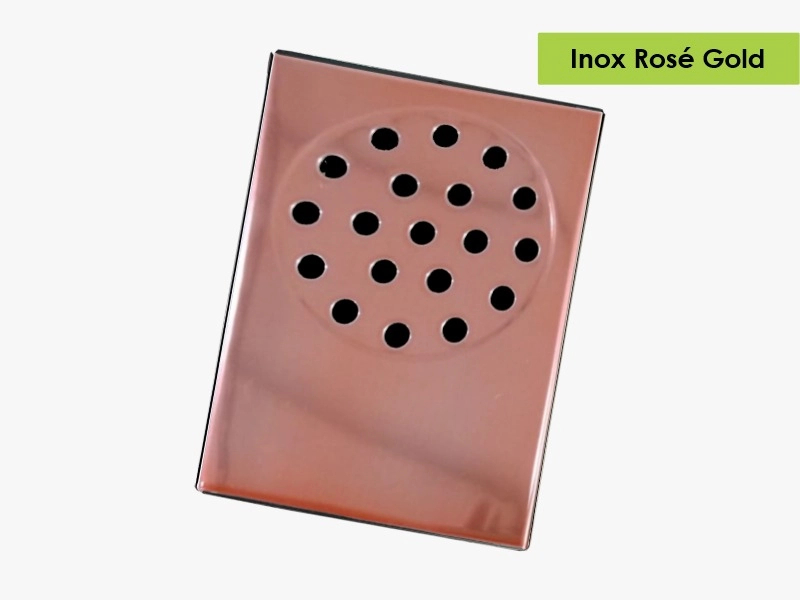 Ralo Pratic Inteligente Para Box De Banheiro Rosê 10x14cm