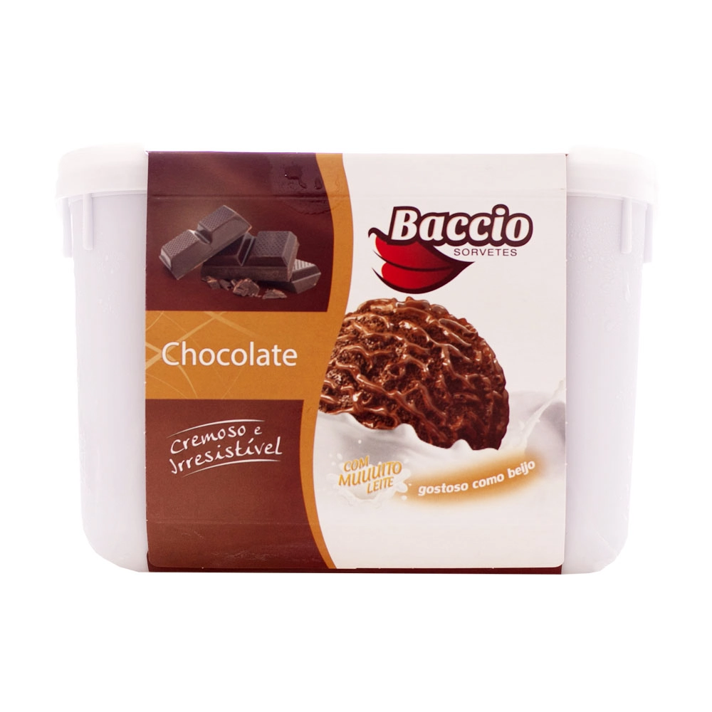 Sorvete Baccio 2l Chocolate