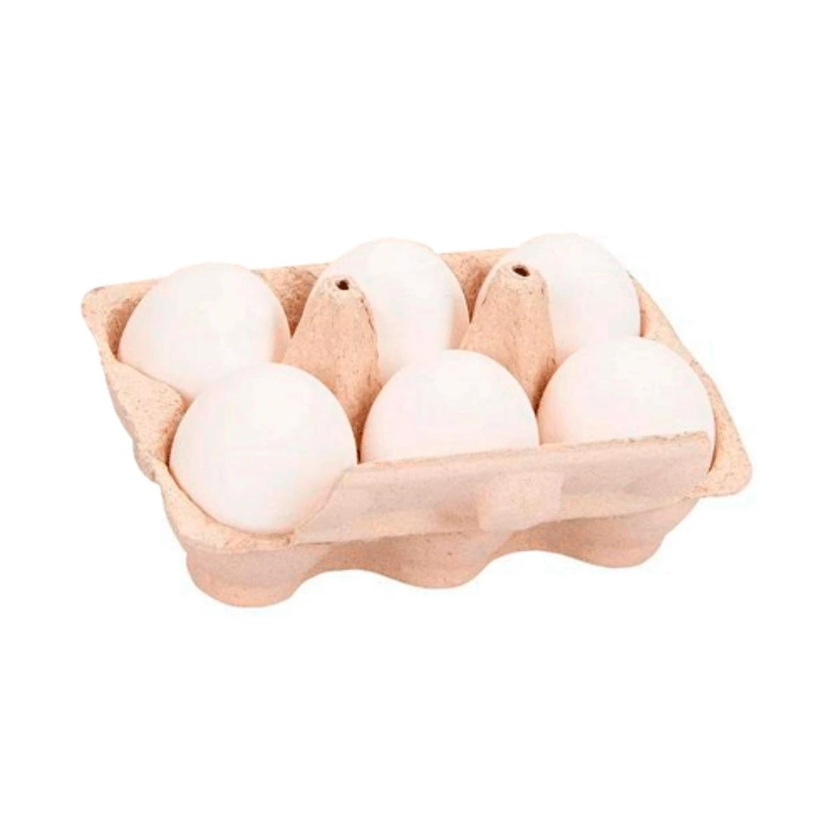 Ovos Branco Grandes ITO Bandeja com 6 Unidades