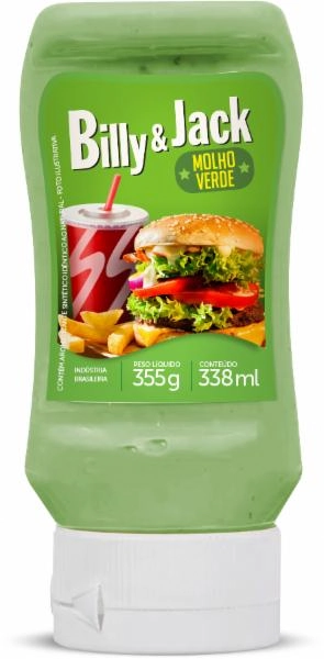 Molho Verde Ki Sabor 355g Billy Jack