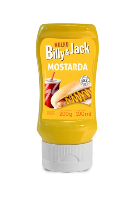 Mostarda Amarela Billy Jack Squeeze 200g