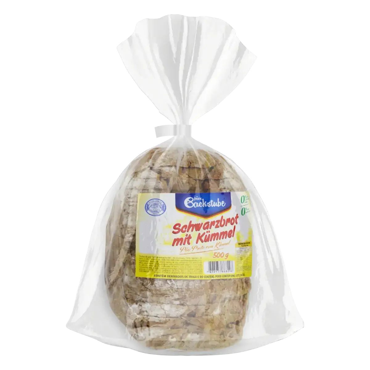 Pão Preto Com Kummel BACKSTUBE Pacote 500g