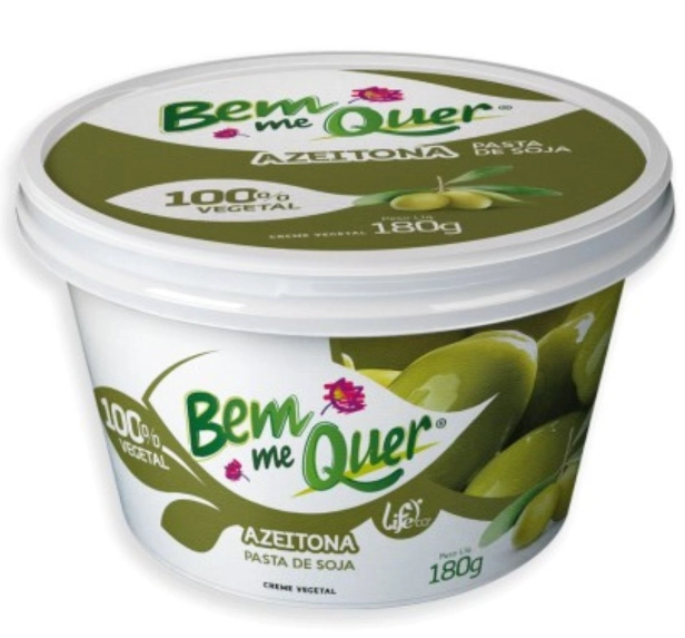 Pasta Soja Bem Me Quer 180gr Azeitona Verde