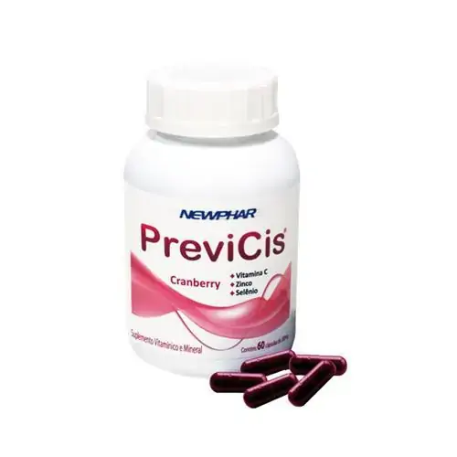 Previcis Cranberry 500mg C/ 60 Cápsulas