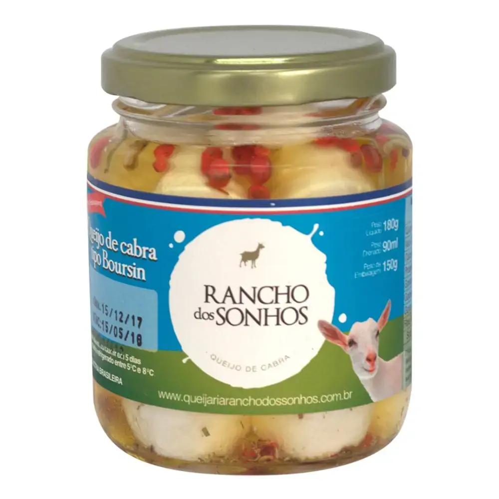 Queijo Cabra Boursin 180g Rancho Dos Sonhos