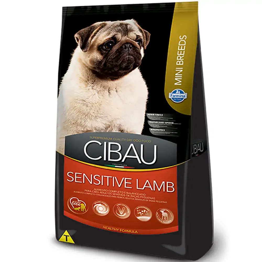 Raã ã O Cibau Sensitive Lamb Para Cã Es Adultos Raã As Pequenas 3 Kg
