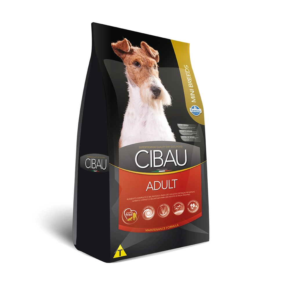 Ração Cibau Mini Breeds Para Cães Adultos De Raças Pequenas