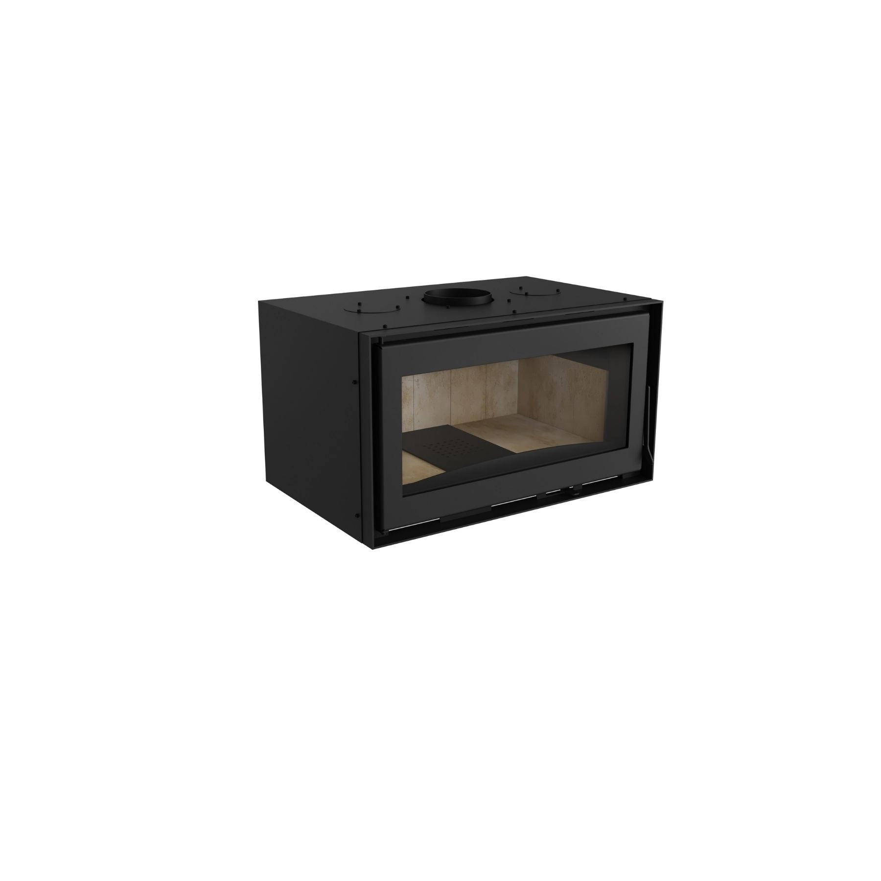 Inserto Aço Carbono de Dupla Combustão Solution 46x79,5x51,5cm Metávila