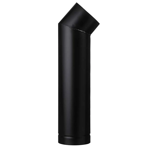 Curva Longa 45° Bitola 71cm Preto Tecmxtura Metávila