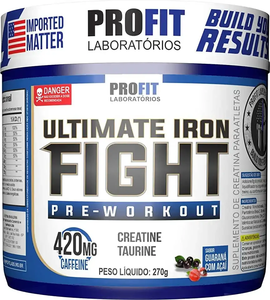 Ultimate Iron Fight 270g Guarana Com Acai Profit