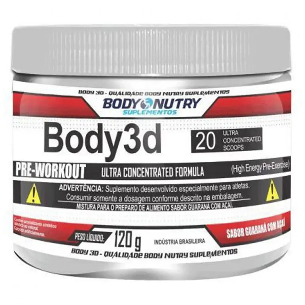 Body3d Sabguarana C/açai 120g Bodynutry Body Nutry