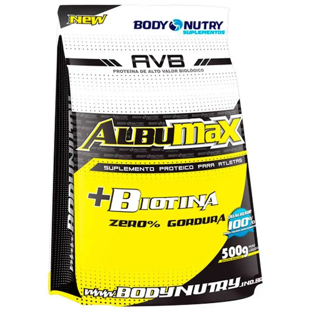Total Albumax Rf 500g Morango Com Banana Body Nutry Bn