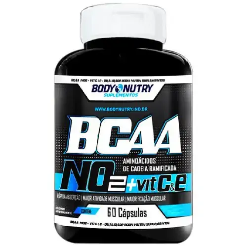Bcaa No Vitamina C E E 60 Cápsulas Body Nutry