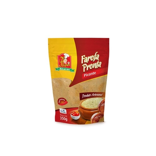 Farofa De Mandioca Picante Hiper Sachê 350g