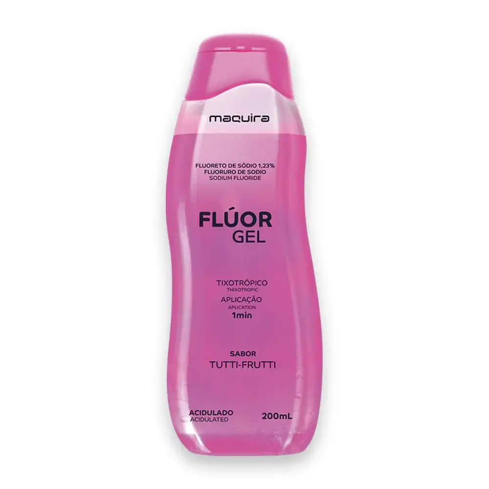 Flúor Gel Tutti Frutti Acidulado 200ml - Maquira