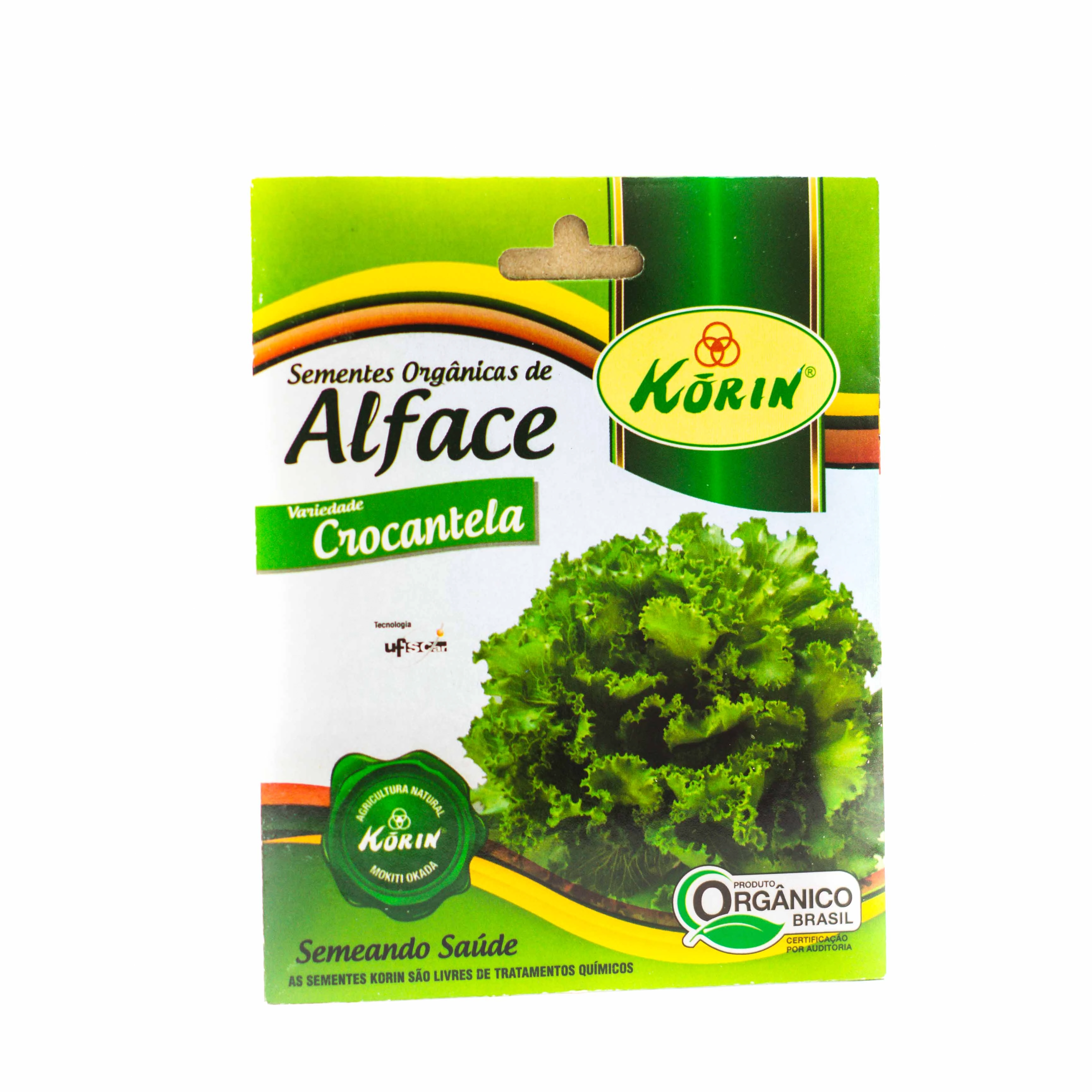 Sementes De Alface Crocantela Orgânicas Korin Envelope 0,05g