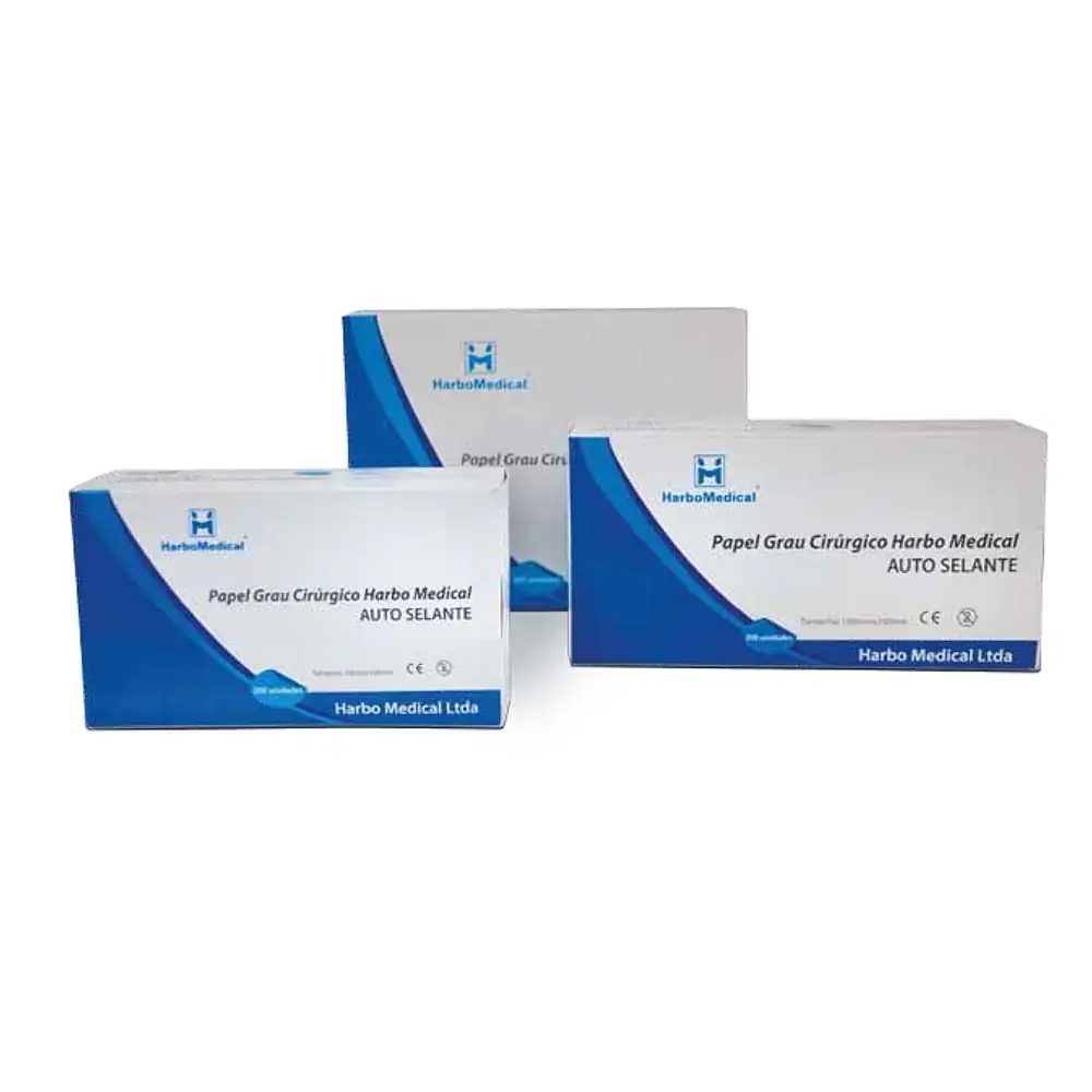 Papel Grau Cirúrgico Auto-Selante - Harbo Medical - 90mm x 260mm (26.1790)