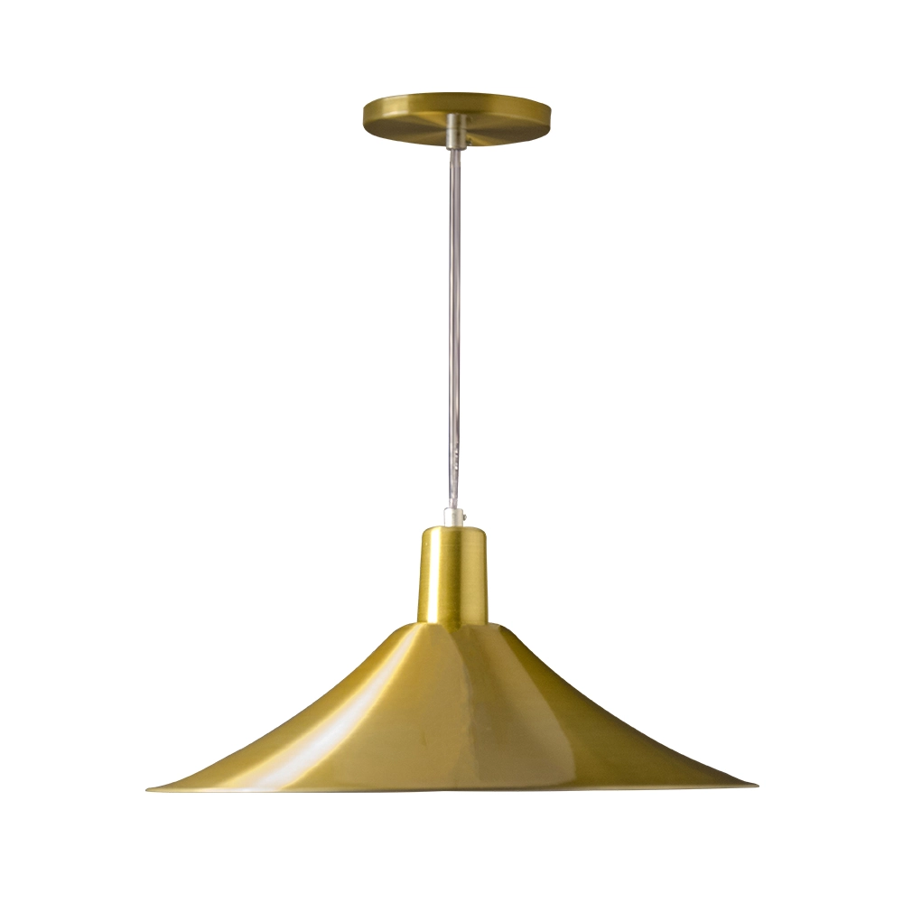 Pendente Redondo 1 Lâmpada Metal Dourado Maozi Luz Vita