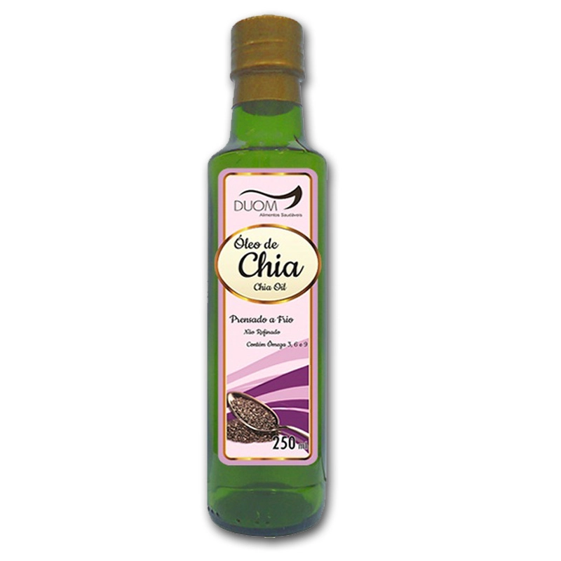 Óleo de Chia Prensado a Frio 250ml - Duom