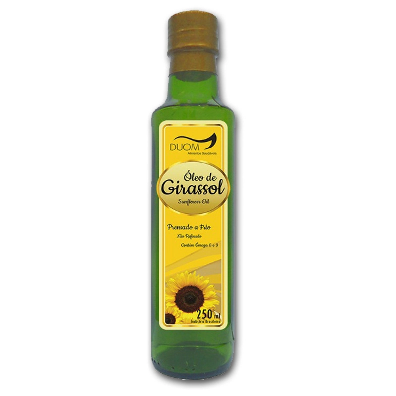 Óleo de Girassol Prensado a Frio 250ml - Duom