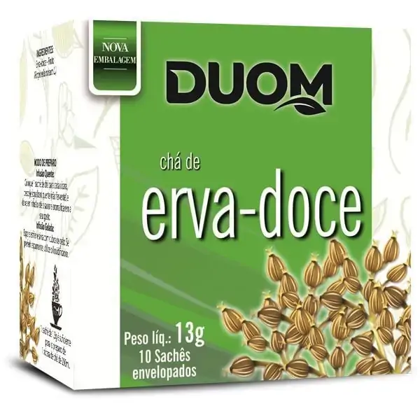 Chá De Erva Doce 10 Saches Mednutre Saude