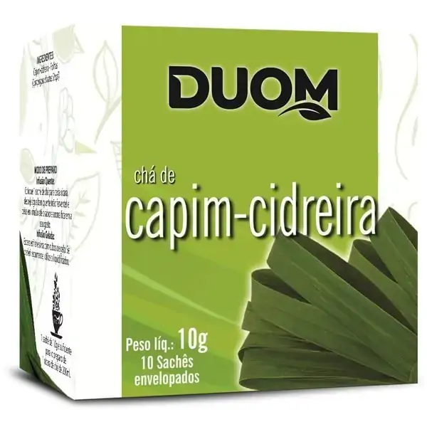 Chá Capim Cidreira 10 Saches Mednutre Saude