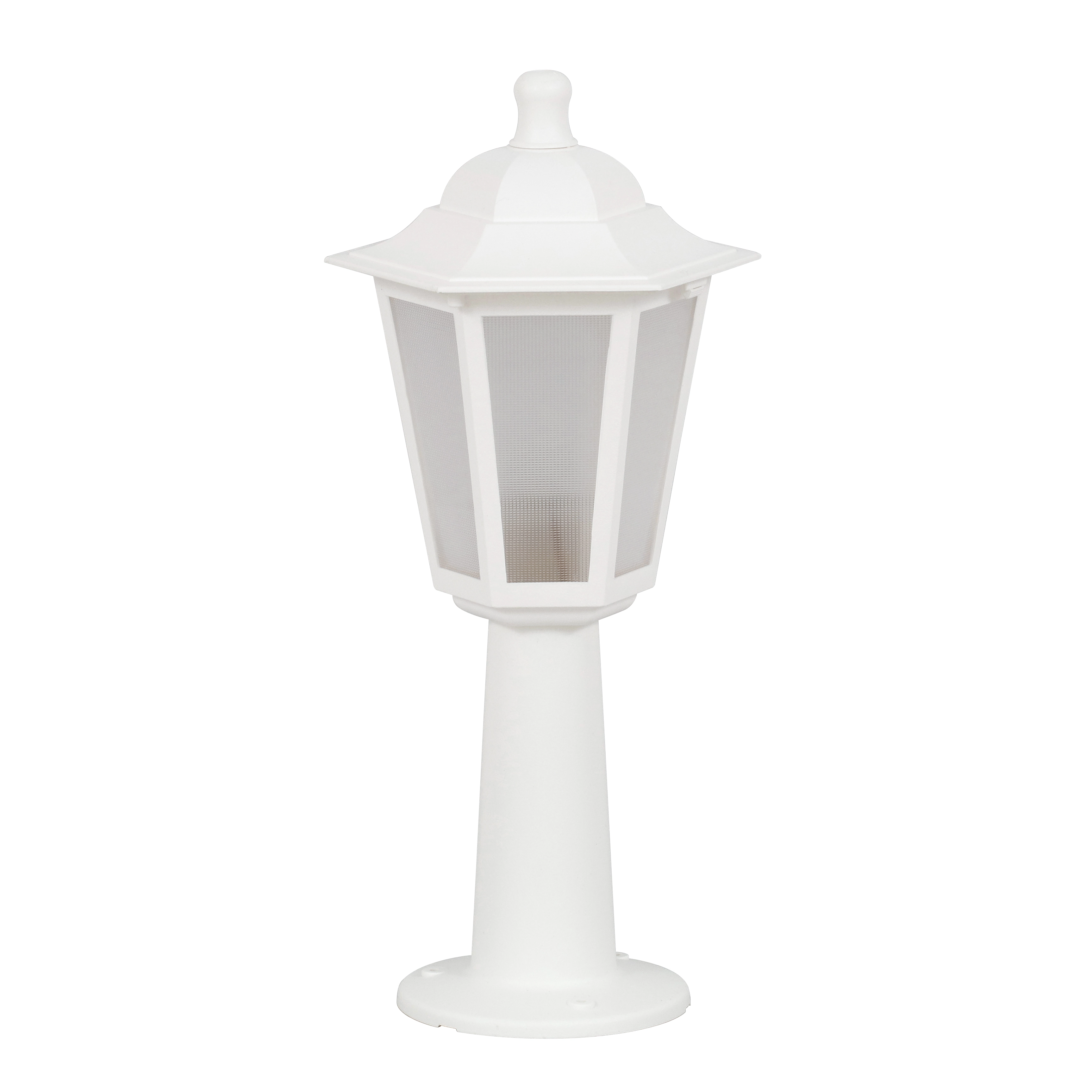 Balizador de Chão Sobrepor Branco Plástico IP20 Dital
