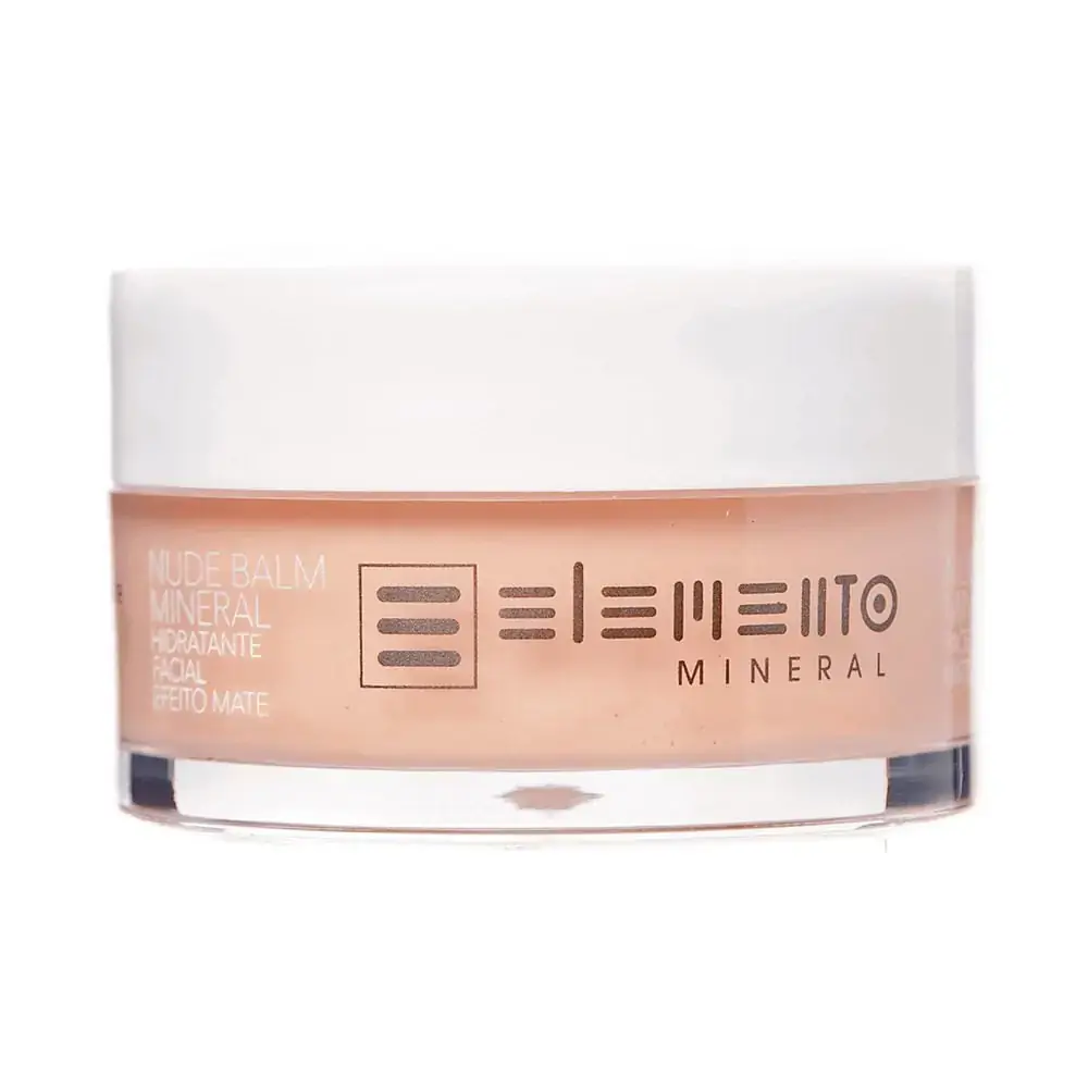 Nude Balm Mineral Hidratante Facial Efeito Mate 50g Bem Estar/terapia Alternativa