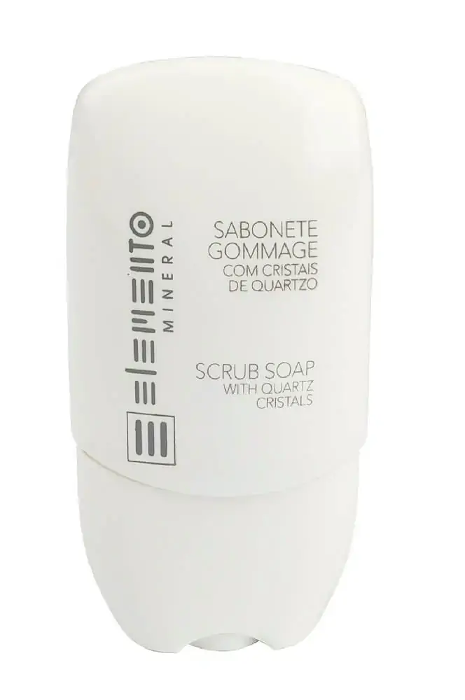 Sabonete Gommage Com Cristais De Quartzo Elemento Mineral