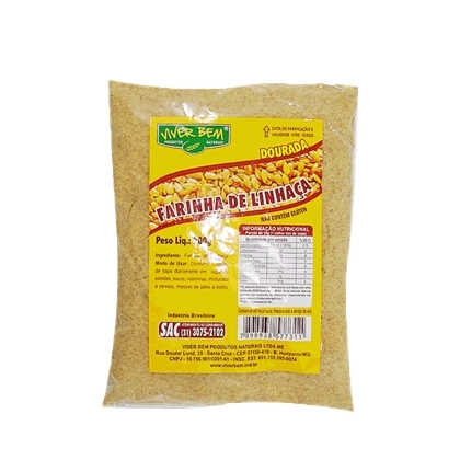 Farinha De Linhaça Dourada Viver Bem