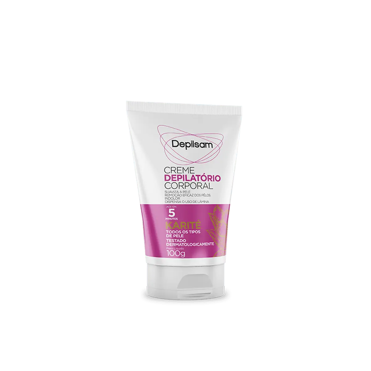 Creme Depilatório Corporal Karité Depilsam Bisnaga 100g